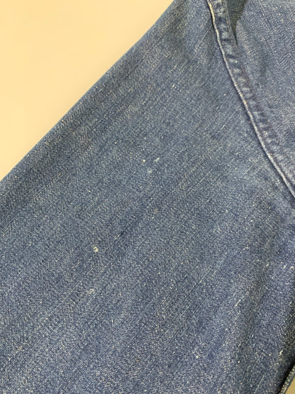 【現状渡し品】【メンズ】 U.S.NAVY ユーエスネイビー 40S SHAWL COLLAR DENIM JACKET フォーティーズ ショールカラー デニムジャケット 40年代 メンズ アウター ヘチマ襟 デニムカバーオール 146-260505-em-26-min カラー：インディゴブルー 万代Net店