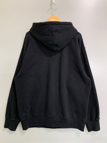 【中古品】【メンズ】 SUPREME シュプリーム X MISSONI ミッソーニ FW21 HOODED SWEAT SHIRT プルオーバーパーカー 149-260503-AS-43-min サイズ：L カラー：ブラック 万代Net店
