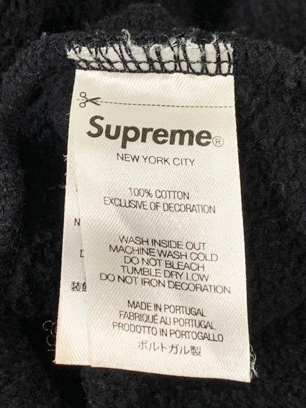 【中古品】【メンズ】 SUPREME シュプリーム X MISSONI ミッソーニ FW21 HOODED SWEAT SHIRT プルオーバーパーカー 149-260503-AS-43-min サイズ：L カラー：ブラック 万代Net店