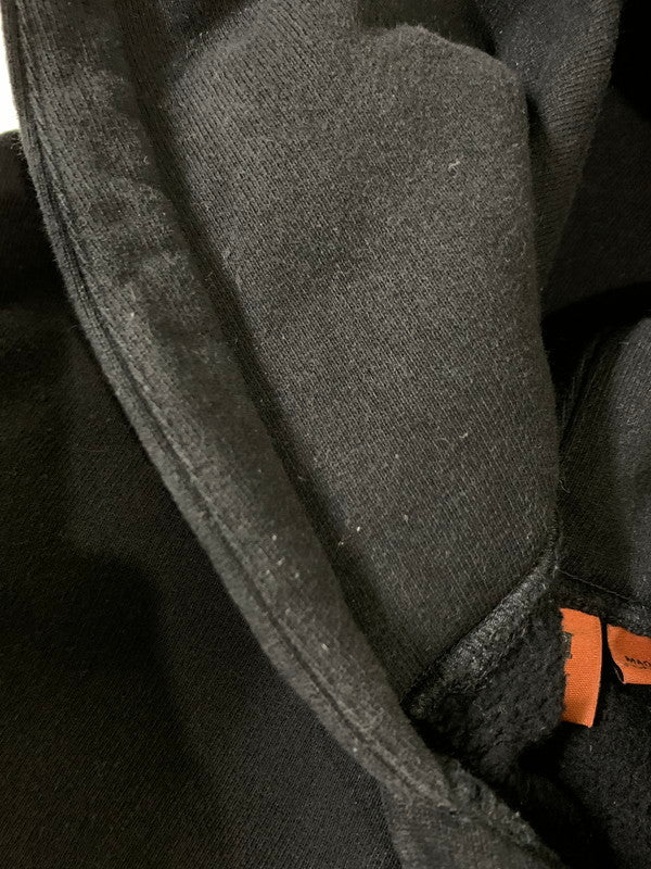 【中古品】【メンズ】 SUPREME シュプリーム X MISSONI ミッソーニ FW21 HOODED SWEAT SHIRT プルオーバーパーカー 149-260503-AS-43-min サイズ：L カラー：ブラック 万代Net店