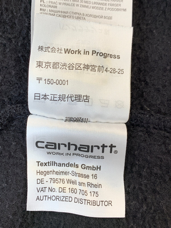 【中古品】【メンズ】 CARHARTT WIP カーハートダブリューイアイピー CHASE NECK ZIP SWEAT ハーフジップ スウェット 142-260508-AS-14-min サイズ：L カラー：ブラック 万代Net店