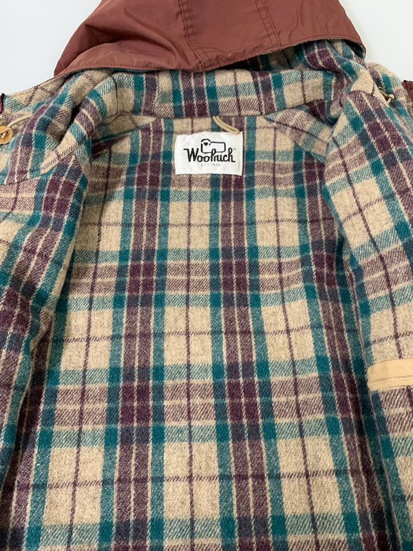【中古品】【メンズ】 WOOL RICH ウールリッチ 白タグ MOUNTAIN PARKA マウンテンパーカー 146-260523-zi-04-min サイズ：不明 カラー：レッドブラウン系 万代Net店