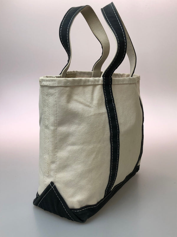 【中古品】【メンズ/レディース】 L.L.BEAN エルエルビーン USA製 BOAT AND TOTE 1003589 ボート アンド トート アメリカ製 トートバッグ ビーントート 188-260519-em-17-min カラー：ブラック/ホワイト 万代Net店