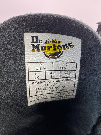【中古品】【メンズ】 DR.MARTENS ドクターマーチン 8EYE BOOT BLACK 11822002 8ホール ブーツ メンズ 靴 シューズ 革 ナッパ 164-260505-em-10-min サイズ：26.5cm カラー：ブラック 万代Net店