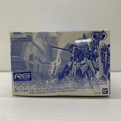 【中古品】 RG 1/144 ZGMF-X56S α フォースインパルスガンダム チタニウムフィニッシュ プラモデル ガンプラ バンダイ 058-260529-em-12-min 万代Net店