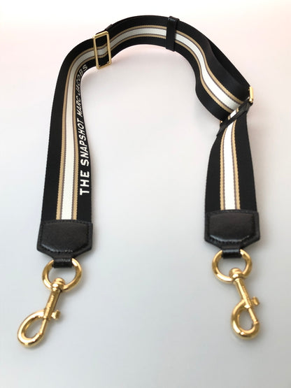 【中古品】【メンズ/レディース】 MARC JACOBS マークジェイコブス THE SNAPSHOT M0012007 ザ スナップショット ショルダーバッグ カメラバッグ 188-260519-em-10-min カラー：ベージュ/ブラック 万代Net店