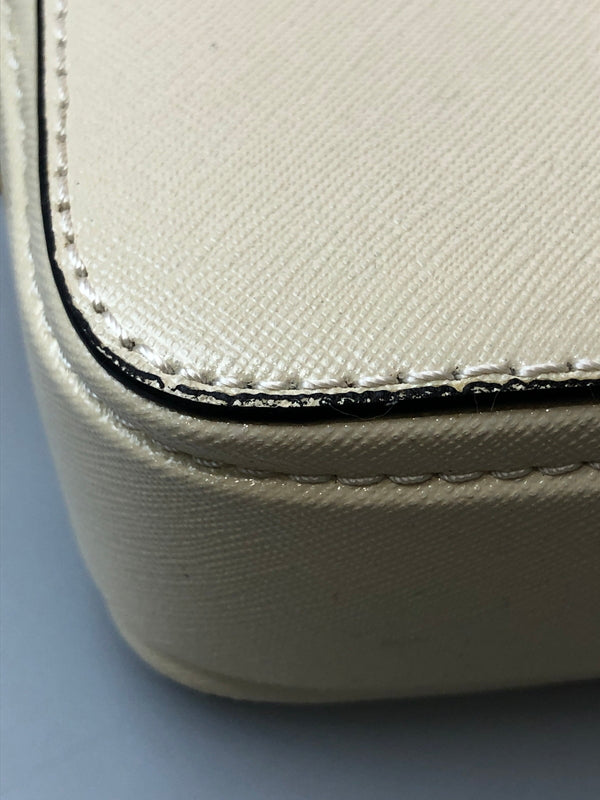 【中古品】【メンズ/レディース】 MARC JACOBS マークジェイコブス THE SNAPSHOT M0012007 ザ スナップショット ショルダーバッグ カメラバッグ 188-260519-em-10-min カラー：ベージュ/ブラック 万代Net店