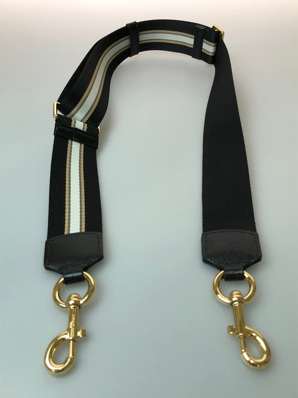 【中古品】【メンズ/レディース】 MARC JACOBS マークジェイコブス THE SNAPSHOT M0012007 ザ スナップショット ショルダーバッグ カメラバッグ 188-260519-em-10-min カラー：ベージュ/ブラック 万代Net店