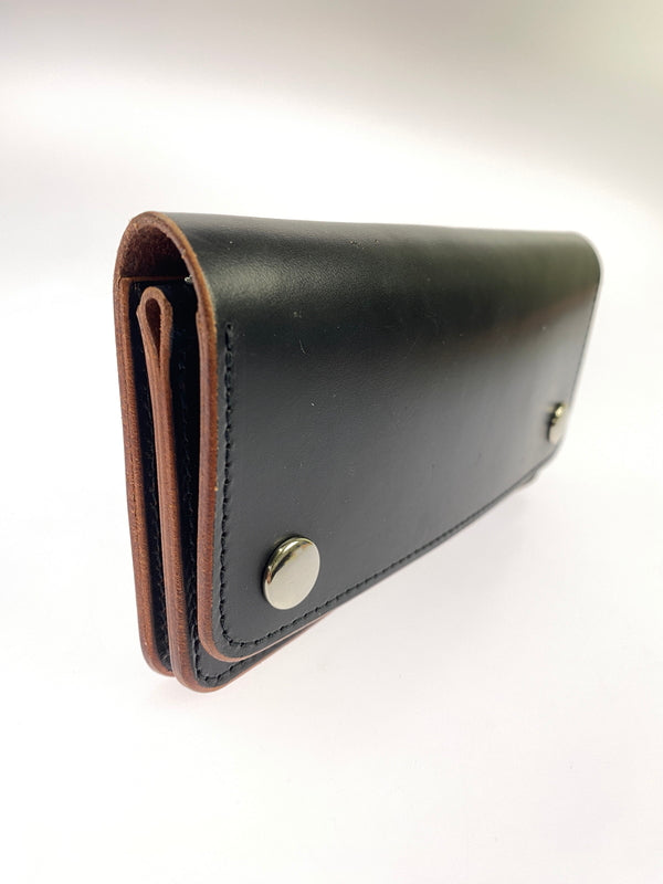 【中古品】【メンズ】 USED ユーズド TRACKER LONG WALLET トラッカー ロング ウォレット 長財布 ヴィンテージ 201-260505-em-19-min カラー：ブラック 万代Net店