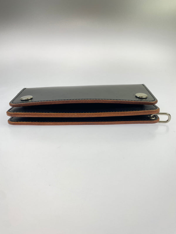 【中古品】【メンズ】 USED ユーズド TRACKER LONG WALLET トラッカー ロング ウォレット 長財布 ヴィンテージ 201-260505-em-19-min カラー：ブラック 万代Net店