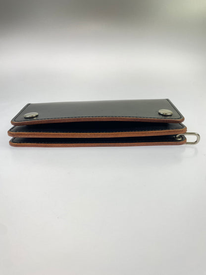 【中古品】【メンズ】 USED ユーズド TRACKER LONG WALLET トラッカー ロング ウォレット 長財布 ヴィンテージ 201-260505-em-19-min カラー：ブラック 万代Net店