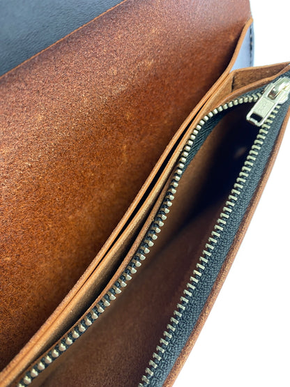 【中古品】【メンズ】 USED ユーズド TRACKER LONG WALLET トラッカー ロング ウォレット 長財布 ヴィンテージ 201-260505-em-19-min カラー：ブラック 万代Net店