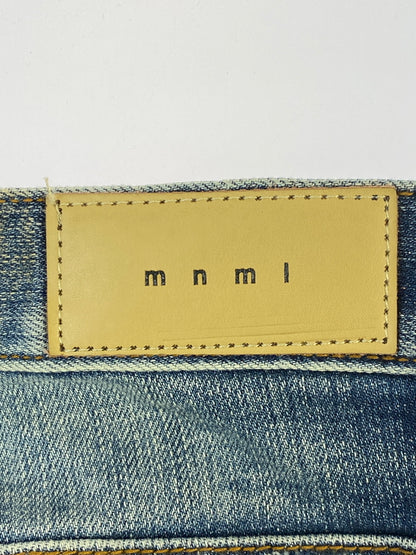【現状渡し品】【メンズ】 MNML ミニマル SKINNY DENIM PANTS スキニー デニム パンツ メンズ ボトムス ジーンズ ジーパン 153-260518-em-46-min サイズ：32 カラー：インディゴブルー 万代Net店