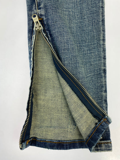 【現状渡し品】【メンズ】 MNML ミニマル SKINNY DENIM PANTS スキニー デニム パンツ メンズ ボトムス ジーンズ ジーパン 153-260518-em-46-min サイズ：32 カラー：インディゴブルー 万代Net店
