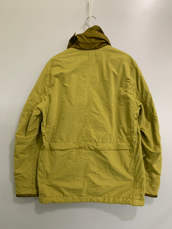 【中古品】【メンズ】 STONE ISLAND ストーンアイランド DAVID LIGHT MICROPILE 4POCKET NYLON JACKET 751541031 ナイロンジャケット メンズアウター 141-260505-em-29-min サイズ：L カラー：マスタード 万代Net店