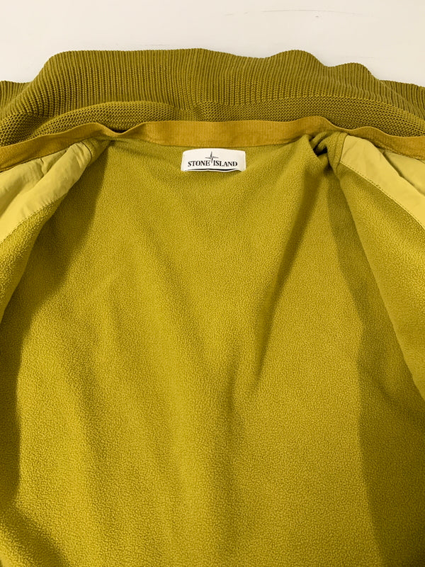【中古品】【メンズ】 STONE ISLAND ストーンアイランド DAVID LIGHT MICROPILE 4POCKET NYLON JACKET 751541031 ナイロンジャケット メンズアウター 141-260505-em-29-min サイズ：L カラー：マスタード 万代Net店
