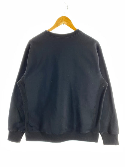 【中古品】【メンズ】 THE NORTH FACE ザ ノースフェイス SQUARE LOGO CREW スクエア ロゴ クルー NT62231 スウェット トレーナー 長袖 144-260922-hu-07-min サイズ：M カラー：ブラック 万代Net店