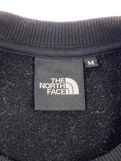 【中古品】【メンズ】 THE NORTH FACE ザ ノースフェイス SQUARE LOGO CREW スクエア ロゴ クルー NT62231 スウェット トレーナー 長袖 144-260922-hu-07-min サイズ：M カラー：ブラック 万代Net店