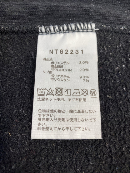 【中古品】【メンズ】 THE NORTH FACE ザ ノースフェイス SQUARE LOGO CREW スクエア ロゴ クルー NT62231 スウェット トレーナー 長袖 144-260922-hu-07-min サイズ：M カラー：ブラック 万代Net店