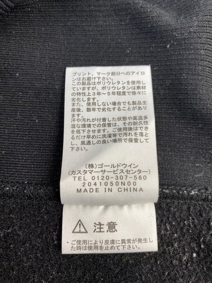 【中古品】【メンズ】 THE NORTH FACE ザ ノースフェイス SQUARE LOGO CREW スクエア ロゴ クルー NT62231 スウェット トレーナー 長袖 144-260922-hu-07-min サイズ：M カラー：ブラック 万代Net店