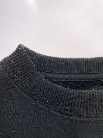 【中古品】【メンズ】 THE NORTH FACE ザ ノースフェイス SQUARE LOGO CREW スクエア ロゴ クルー NT62231 スウェット トレーナー 長袖 144-260922-hu-07-min サイズ：M カラー：ブラック 万代Net店