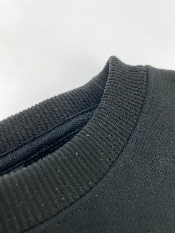 【中古品】【メンズ】 THE NORTH FACE ザ ノースフェイス SQUARE LOGO CREW スクエア ロゴ クルー NT62231 スウェット トレーナー 長袖 144-260922-hu-07-min サイズ：M カラー：ブラック 万代Net店