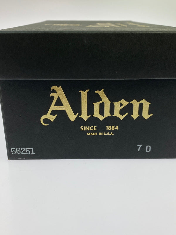 【中古品】【メンズ】 ALDEN オールデン 56251 BLACK CORDOVAN CAP TOE ストレートチップシューズチップシューズ 164-260509-zi-20-min カラー：ブラック 万代Net店
