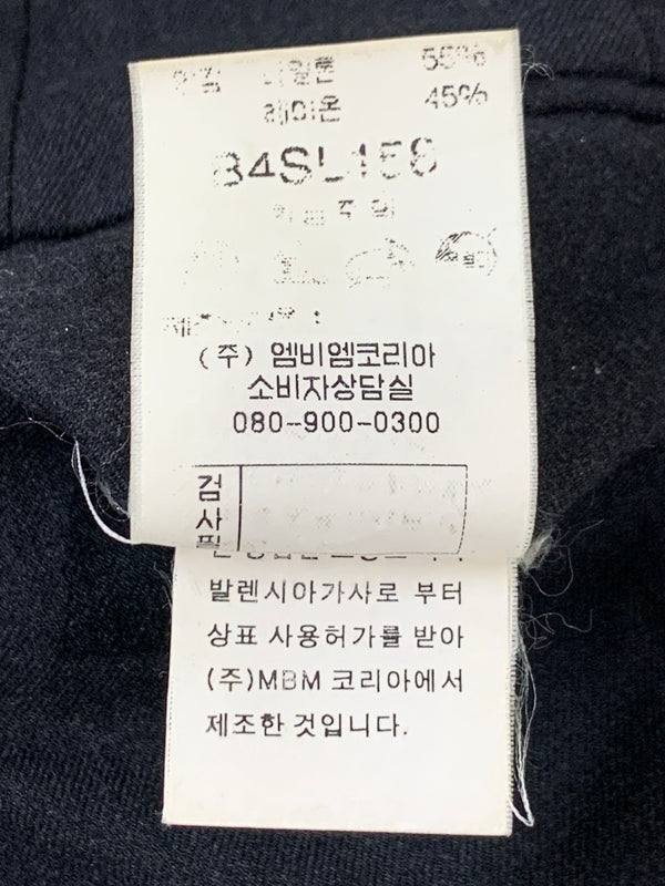 【中古品】【メンズ】 BALENCIAGA バレンシアガ 2TUCK SLACKS ツータック スラックス メンズ ボトムス 152-260505-em-32-min カラー：ブラック 万代Net店