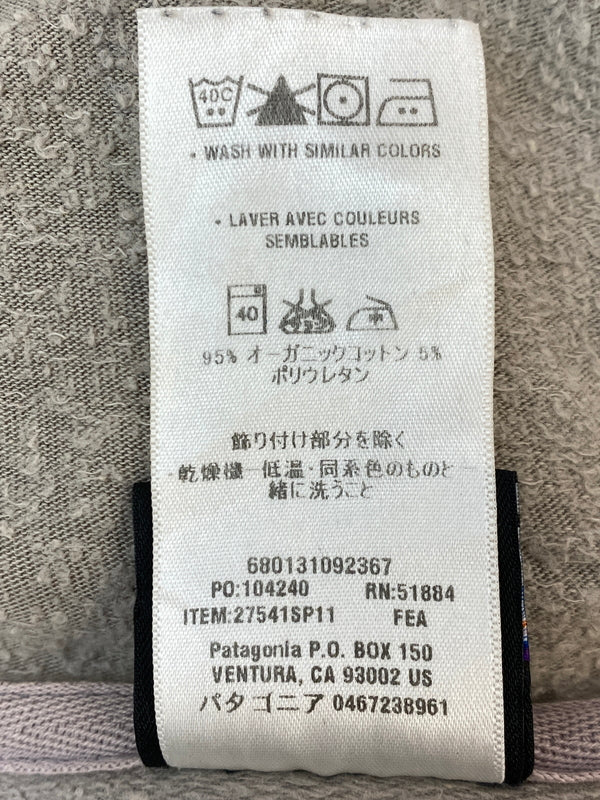 【中古品】【メンズ】 PATAGONIA パタゴニア LS ZIP UP PARKA ロングスリーブ ジップ アップ パーカー 27541SP11 フーディ トップス 144-260922-hu-34-min サイズ：M カラー：グレー 万代Net店