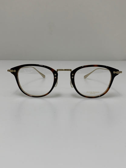 【中古品】【メンズ】 OLIVER PEOPLES オリバーピープルズ DAVITT SUNGLASSES OV5389D ダビット サングラス チタンテンプル ウェリントンシェイプ メガネ 48□23-145 203-260512-em-36-min カラー：ブラウン系/クリア 万代Net店