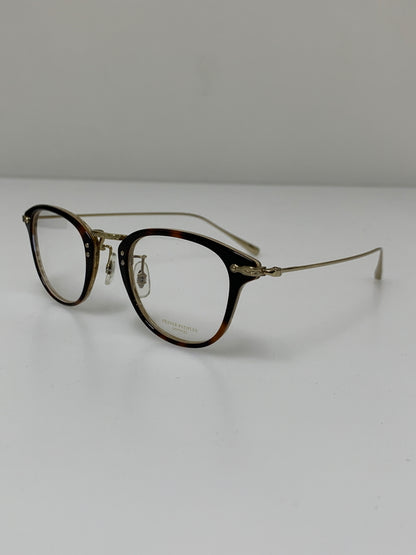 【中古品】【メンズ】 OLIVER PEOPLES オリバーピープルズ DAVITT SUNGLASSES OV5389D ダビット サングラス チタンテンプル ウェリントンシェイプ メガネ 48□23-145 203-260512-em-36-min カラー：ブラウン系/クリア 万代Net店