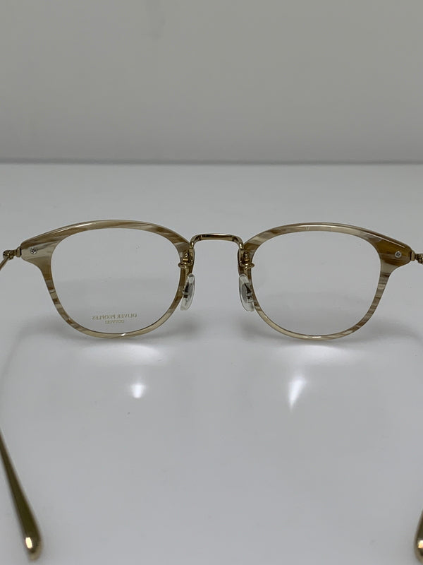【中古品】【メンズ】 OLIVER PEOPLES オリバーピープルズ DAVITT SUNGLASSES OV5389D ダビット サングラス チタンテンプル ウェリントンシェイプ メガネ 48□23-145 203-260512-em-36-min カラー：ブラウン系/クリア 万代Net店