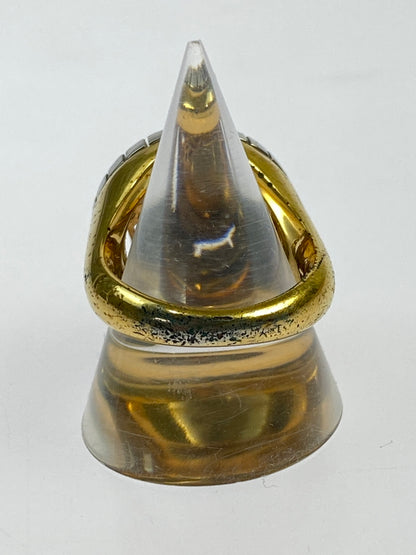 【中古品】【メンズ】 VERSACE ヴェルサーチェ MEDUSA RING メドゥーサ リング アクセサリー 指輪 182-260505-em-14-min サイズ：19 カラー：ゴールド/シルバー 19号 万代Net店