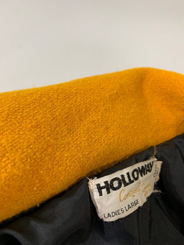 【中古品】【メンズ】 HOLLOWAY ホロウェイ 60-70S セーラーカラー バーシティジャケット 60年代 70年代 メンズ アウター ヴィンテージ スタジャン 146-260505-em-28-min サイズ：LADIES-LARGE カラー：レッド 万代Net店