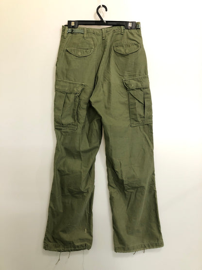 【中古品】【メンズ】 U.S.ARMY ユーエスアーミー 70'S M-65 PANTS 70年代 M-65 パンツ アーミー ミリタリー メンズ ボトムス 157-260510-em-55-min カラー：オリーブグリーン 万代Net店