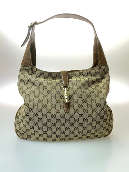 【現状渡し品】【メンズ】 GUCCI グッチ ジャッキー GGキャンバス ワンショルダーバッグ 141575 鞄 カバン レディース 180-260615-em-16-min カラー：ブラウン系 万代Net店