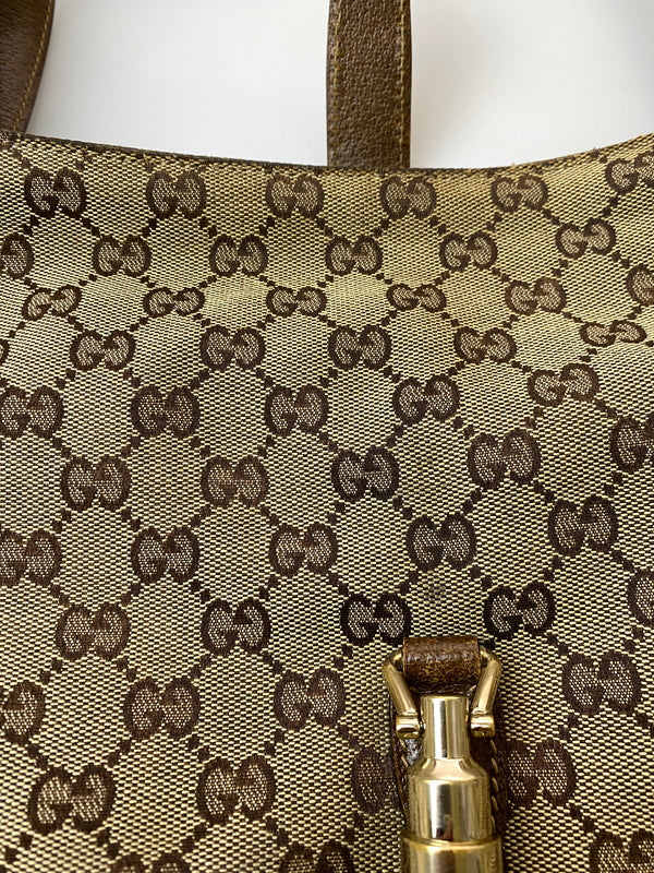 【現状渡し品】【メンズ】 GUCCI グッチ ジャッキー GGキャンバス ワンショルダーバッグ 141575 鞄 カバン レディース 180-260615-em-16-min カラー：ブラウン系 万代Net店