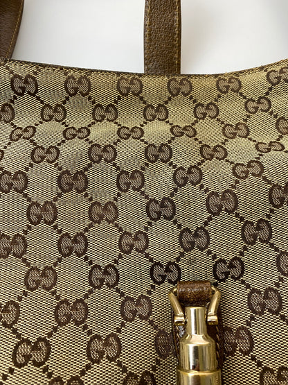 【現状渡し品】【メンズ】 GUCCI グッチ ジャッキー GGキャンバス ワンショルダーバッグ 141575 鞄 カバン レディース 180-260615-em-16-min カラー：ブラウン系 万代Net店