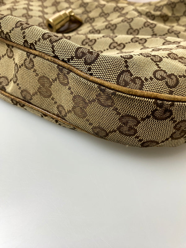 【現状渡し品】【メンズ】 GUCCI グッチ ジャッキー GGキャンバス ワンショルダーバッグ 141575 鞄 カバン レディース 180-260615-em-16-min カラー：ブラウン系 万代Net店