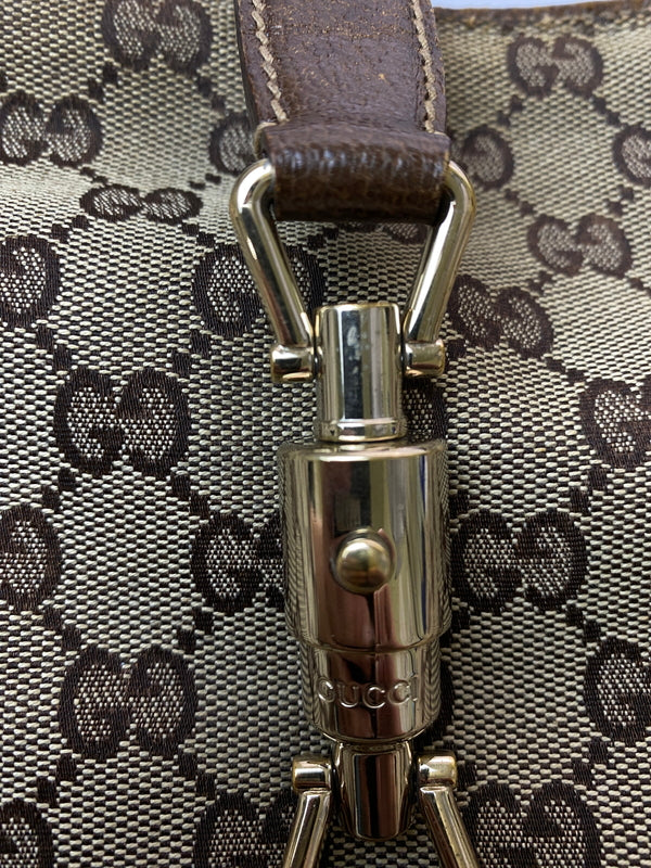 【現状渡し品】【メンズ】 GUCCI グッチ ジャッキー GGキャンバス ワンショルダーバッグ 141575 鞄 カバン レディース 180-260615-em-16-min カラー：ブラウン系 万代Net店