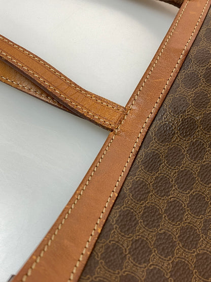 【現状渡し品】【レディース】 CELINE セリーヌ マカダム トートバッグ 鞄 バッグ 180-260615-em-15-min カラー：ブラウン 万代Net店