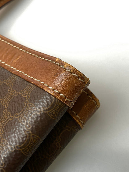 【現状渡し品】【レディース】 CELINE セリーヌ マカダム トートバッグ 鞄 バッグ 180-260615-em-15-min カラー：ブラウン 万代Net店