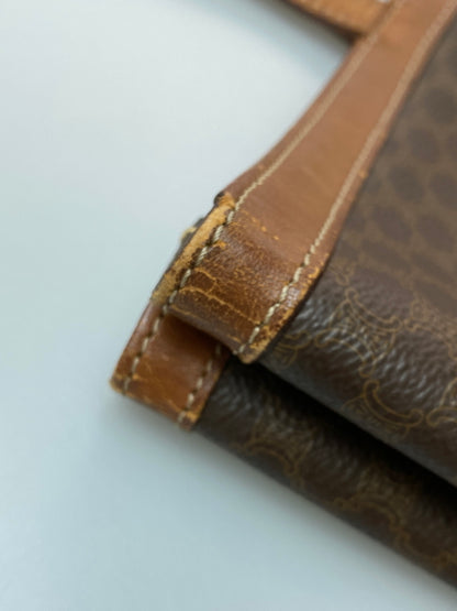 【現状渡し品】【レディース】 CELINE セリーヌ マカダム トートバッグ 鞄 バッグ 180-260615-em-15-min カラー：ブラウン 万代Net店