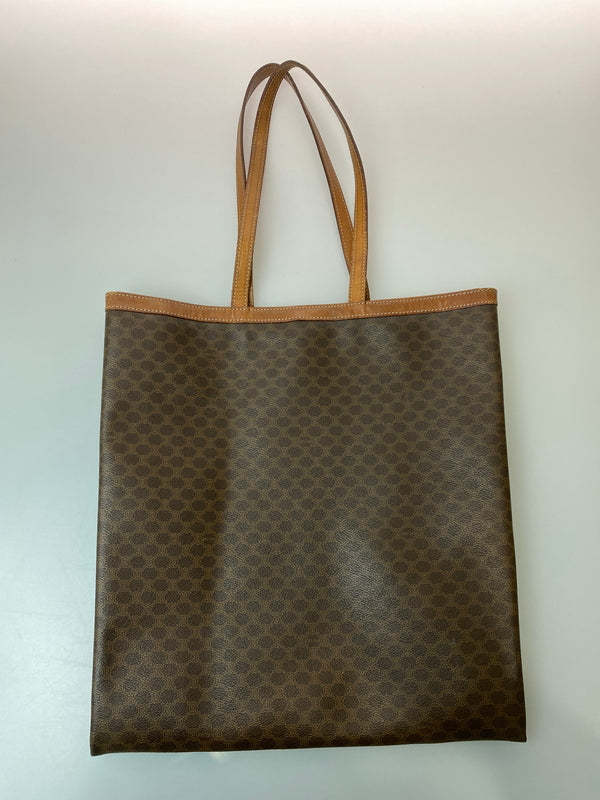 【現状渡し品】【レディース】 CELINE セリーヌ マカダム トートバッグ 鞄 バッグ 180-260615-em-15-min カラー：ブラウン 万代Net店