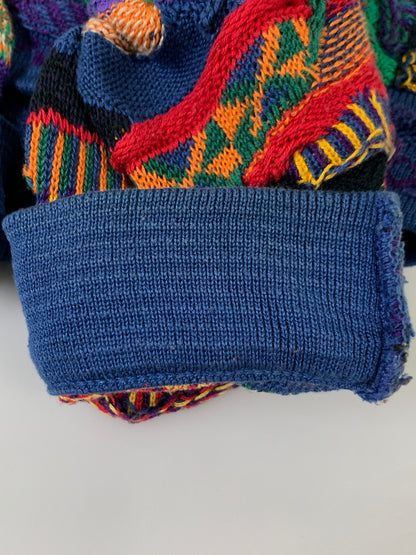 【中古品】【メンズ】 COOGI クージー 90S 3D KNIT ニット 146-260508-AS-65-min サイズ：1XL カラー：マルチカラー 万代Net店