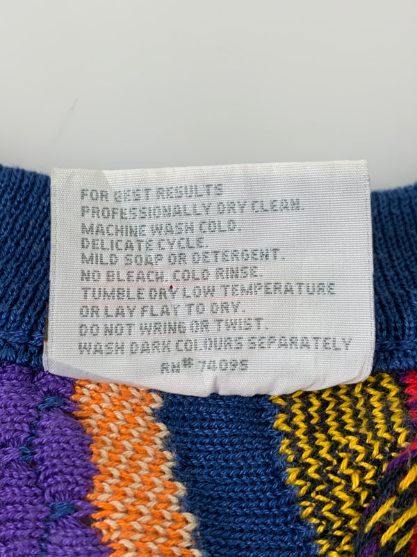 【中古品】【メンズ】 COOGI クージー 90S 3D KNIT ニット 146-260508-AS-65-min サイズ：1XL カラー：マルチカラー 万代Net店