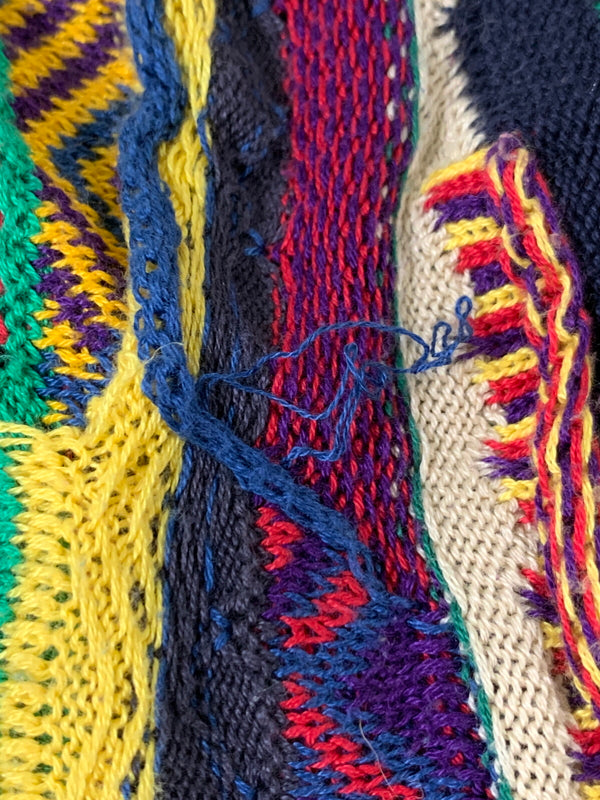 【中古品】【メンズ】 COOGI クージー 90S 3D KNIT ニット 146-260508-AS-65-min サイズ：1XL カラー：マルチカラー 万代Net店