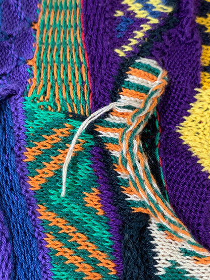 【中古品】【メンズ】 COOGI クージー 90S 3D KNIT ニット 146-260508-AS-65-min サイズ：1XL カラー：マルチカラー 万代Net店