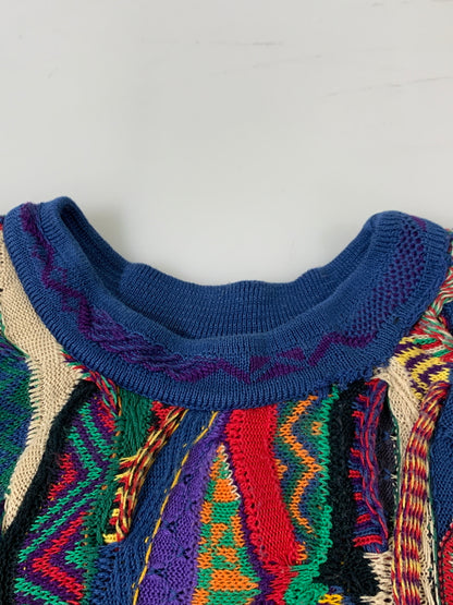 【中古品】【メンズ】 COOGI クージー 90S 3D KNIT ニット 146-260508-AS-65-min サイズ：1XL カラー：マルチカラー 万代Net店