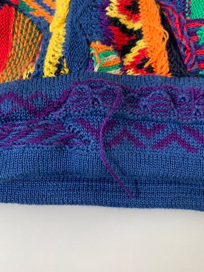 【中古品】【メンズ】 COOGI クージー 90S 3D KNIT ニット 146-260508-AS-65-min サイズ：1XL カラー：マルチカラー 万代Net店